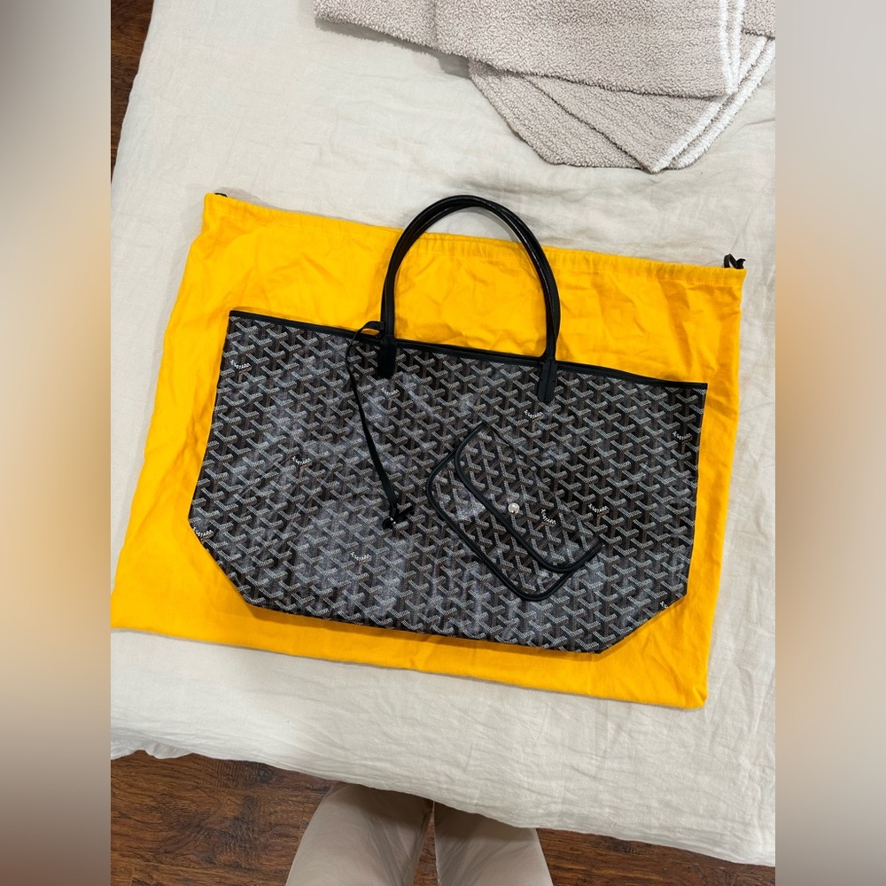 Goyard St. louis tote in black